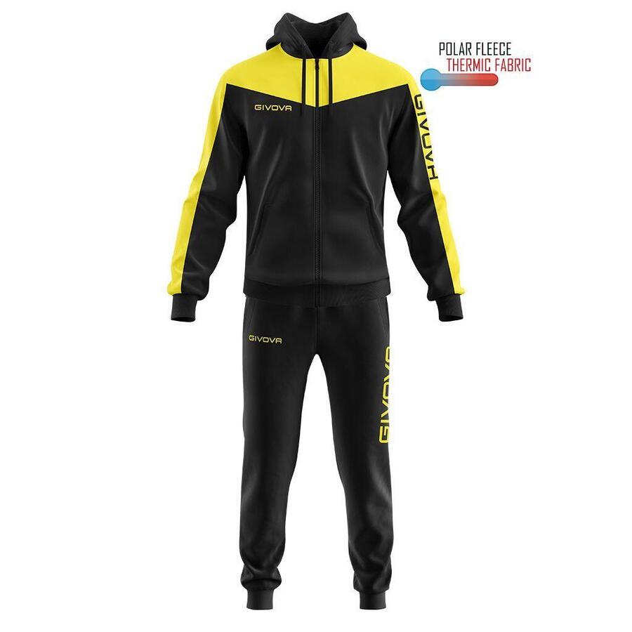 

Спортивный костюм с капюшоном Givova Roma Polar Fleece, 2XS