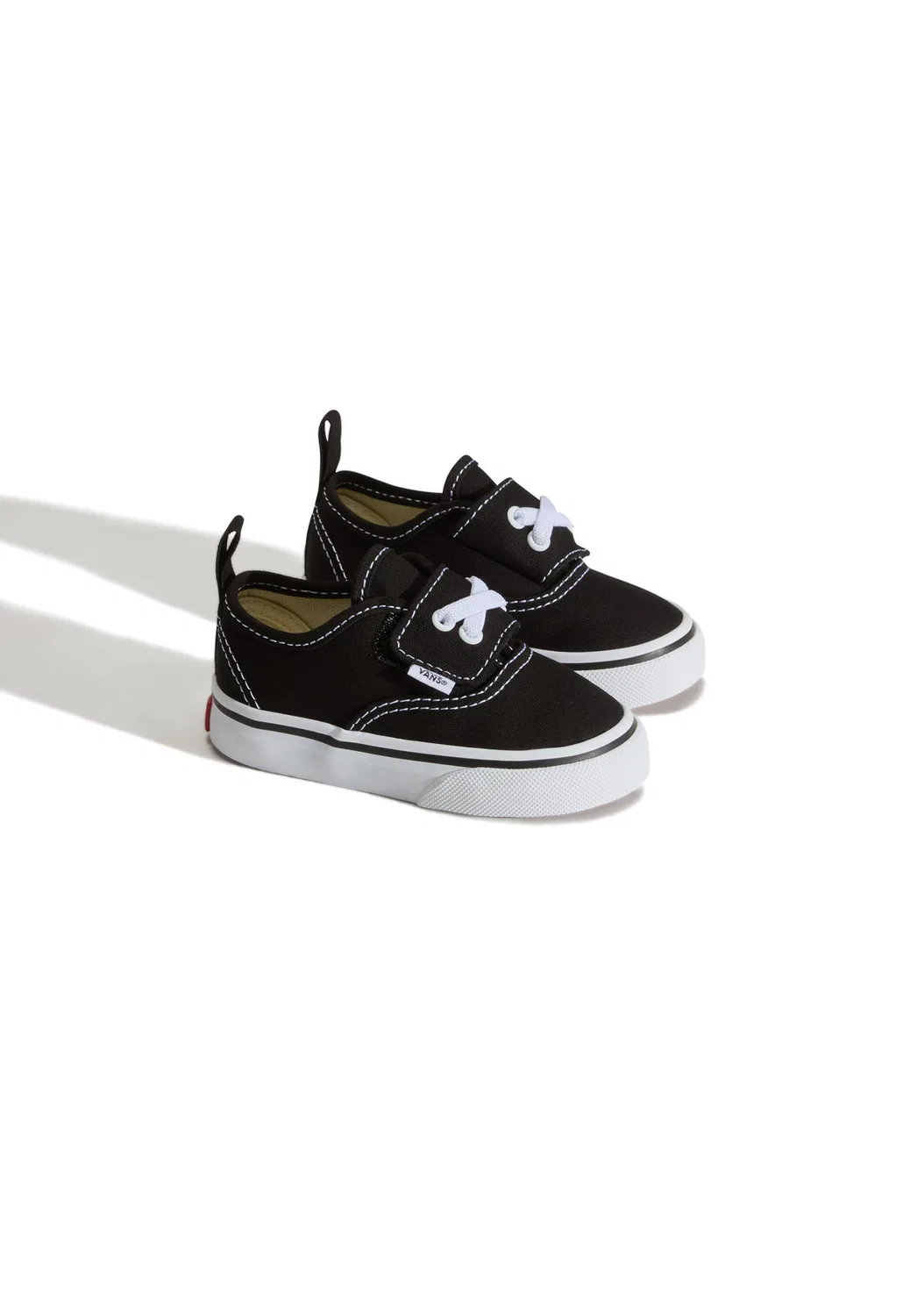 Туфли на плоской подошве 'Authentic Elastic Hook And Loop' Vans, Black — фото 4