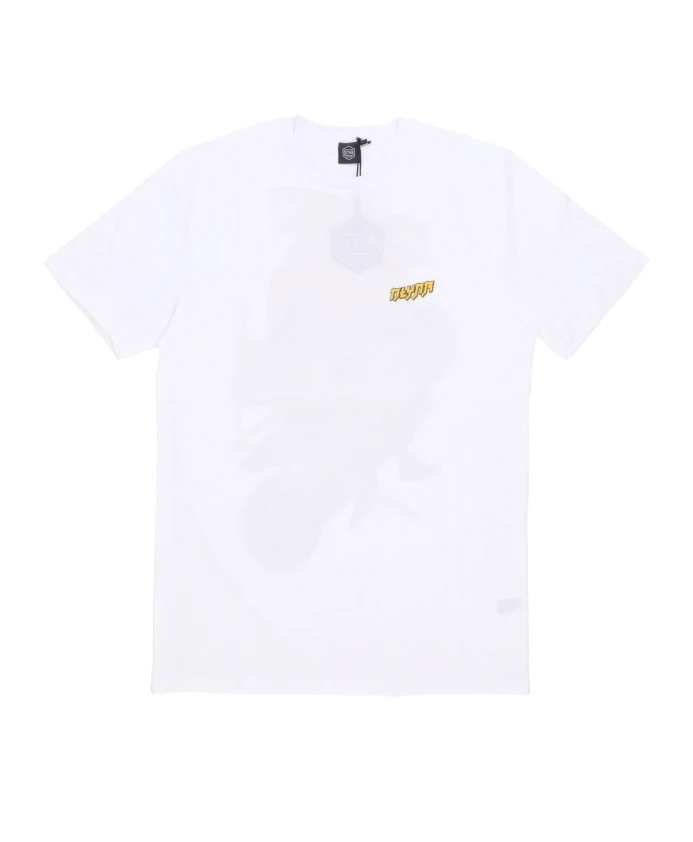 

Футболка с изображением самурайского рыцаря в городском стиле Dolly Noire, белый