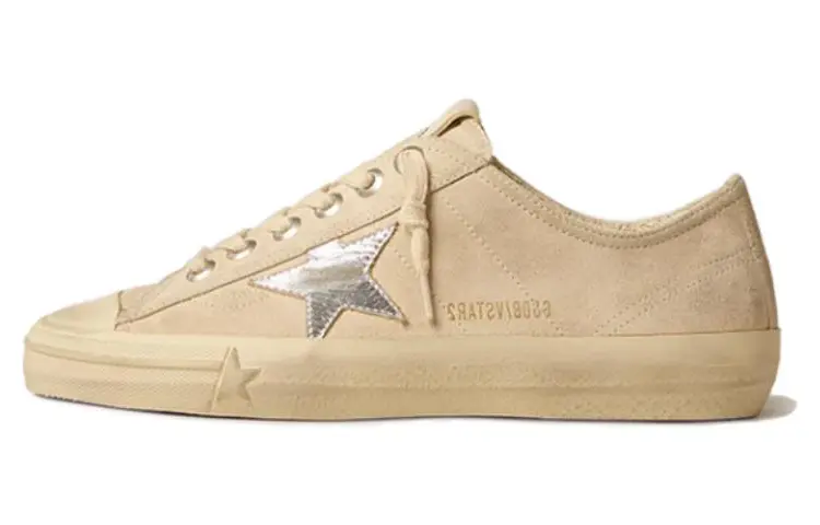 Кроссовки Golden Goose V-Star 2 Leather Lace-up Sneakers, белый