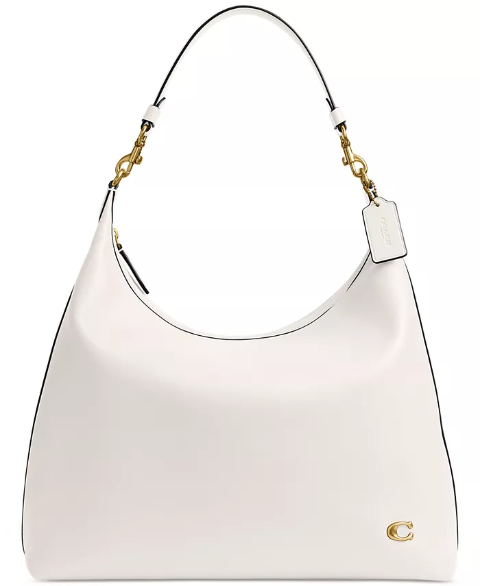 

Женская кожаная сумка через плечо Juliet 38 COACH, белый