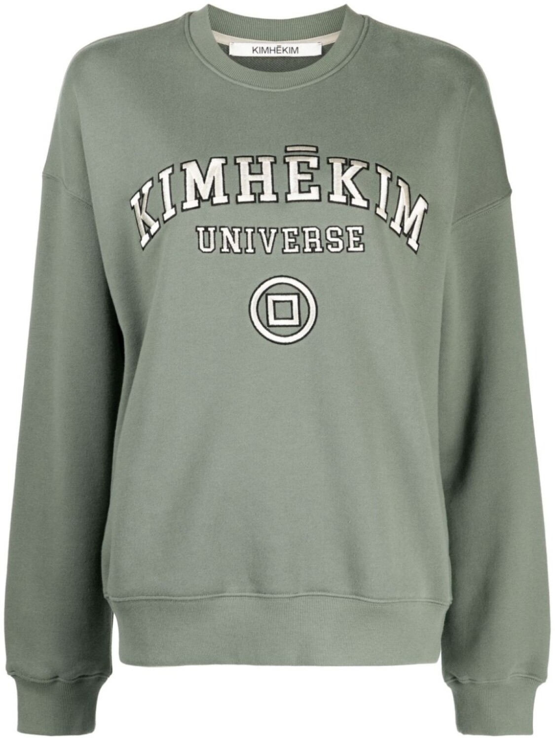

Kimhekim толстовка с вышитым логотипом, зеленый