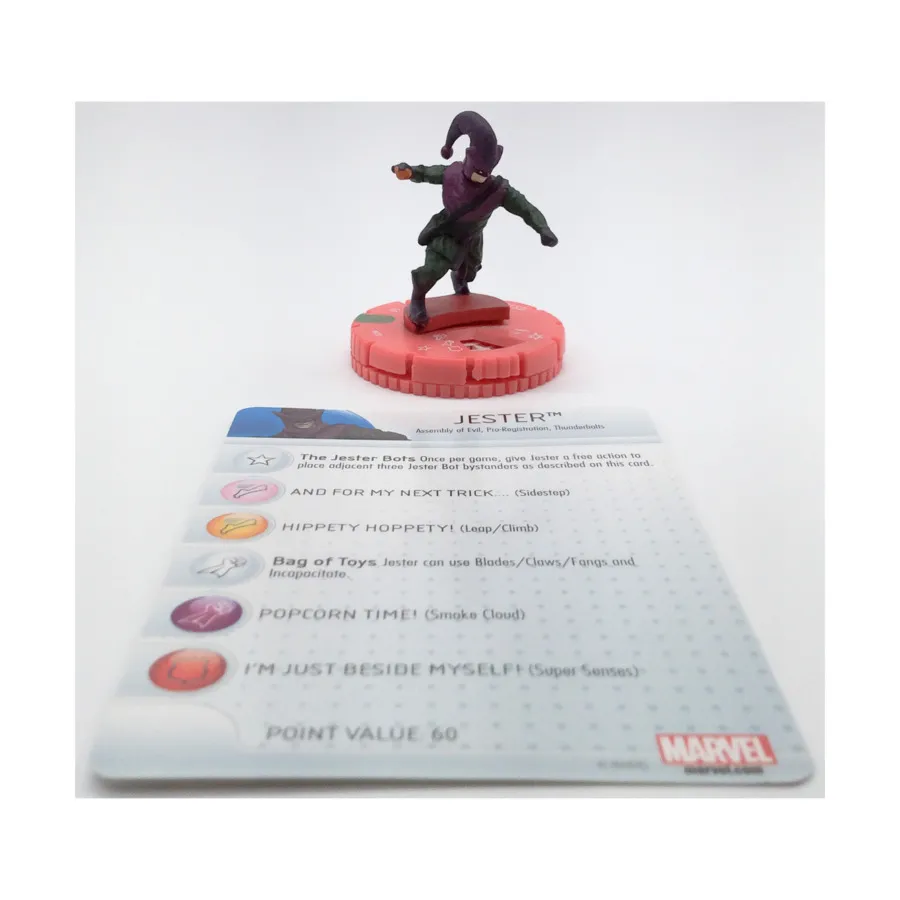 

Шут #022 (U), Marvel HeroClix - Civil War Organized Play - Singles