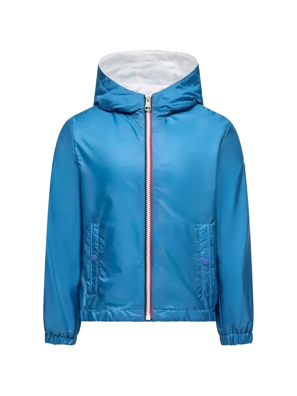 Куртка Urville с капюшоном и молнией Moncler Enfant, синий