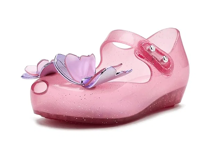 Сандалии сандалии Mini Melissa Ultragirl Fly Iii Baby, Glitter Pink