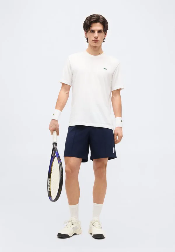 Короткие спортивные шорты в классическом стиле Lacoste Sport, Navy Blue — фото 2