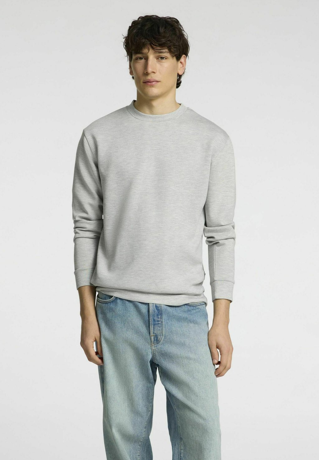 

Толстовка SLHEMANUEL SOFT CREW NECK SWEAT Selected Homme, светло-серый/меланж