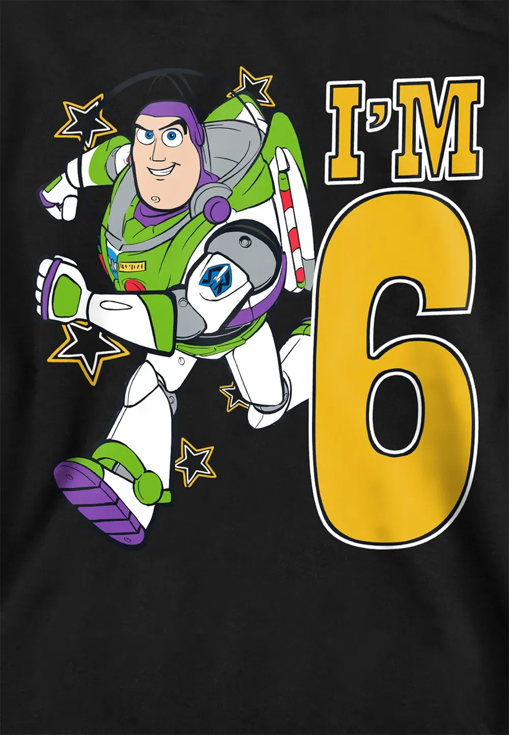 Худи детское Toy Story на день рождения, черное, Disney, черный — фото 2