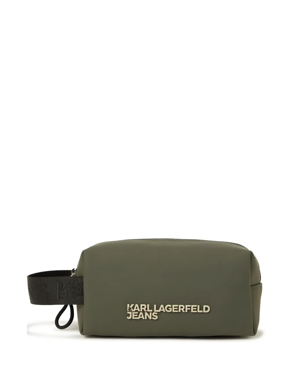 

Несессер с логотипом Karl Lagerfeld Jeans, зеленый