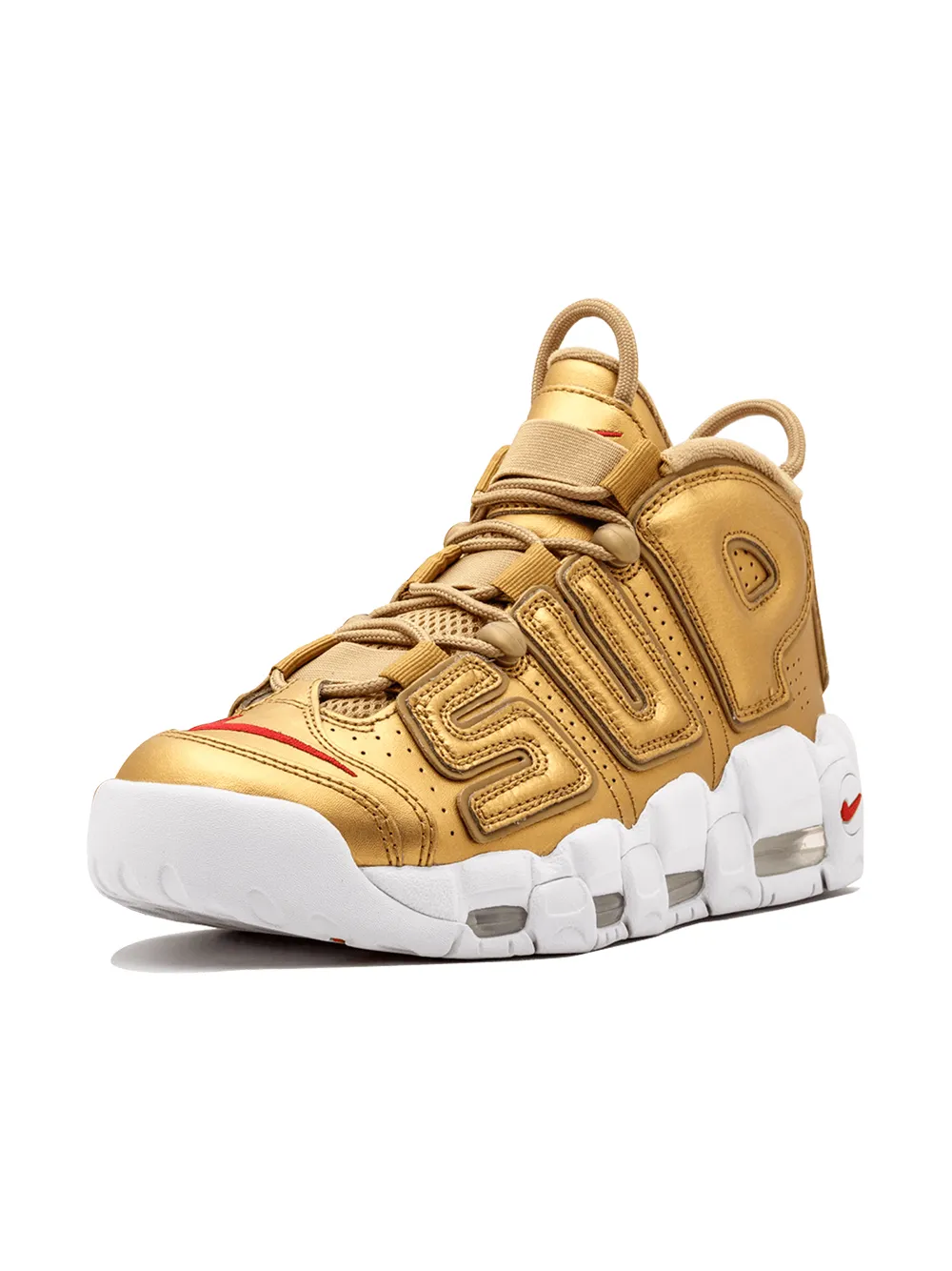 Кроссовки Air More Uptempo из коллаборации с Nike Supreme, металлик — фото 4