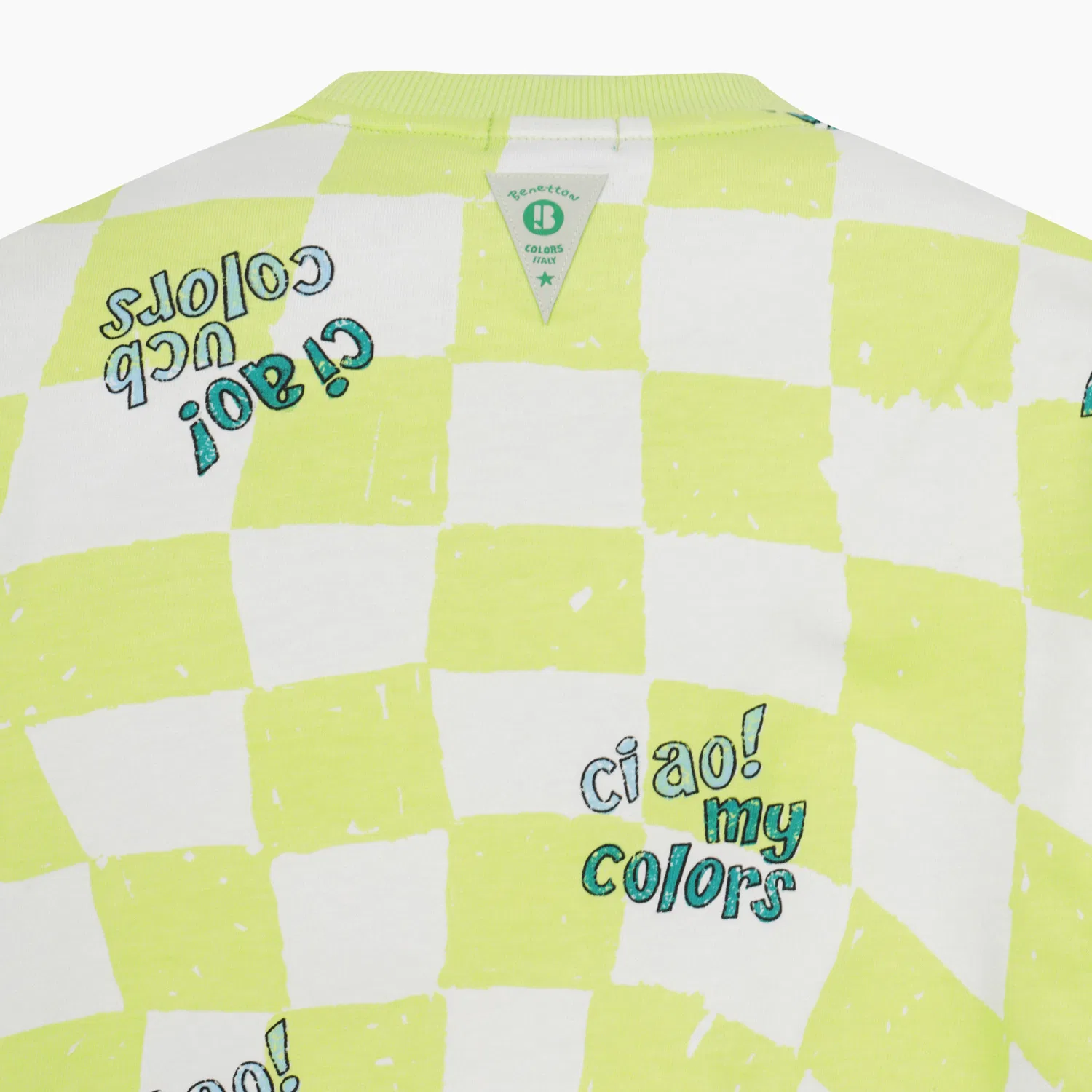 Детский свитшот Checky Checky от Benetton Kids — фото 4