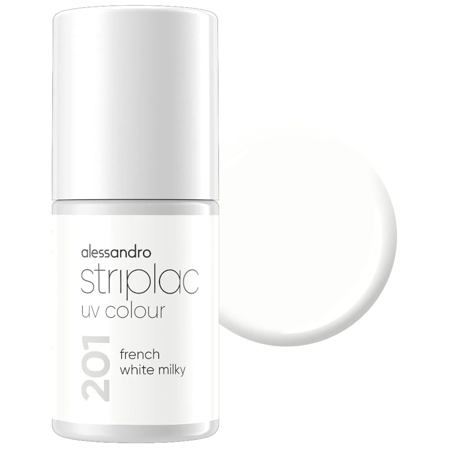 УФ-лак для ногтей «French White Milky» от alessandro Striplac Alessandro