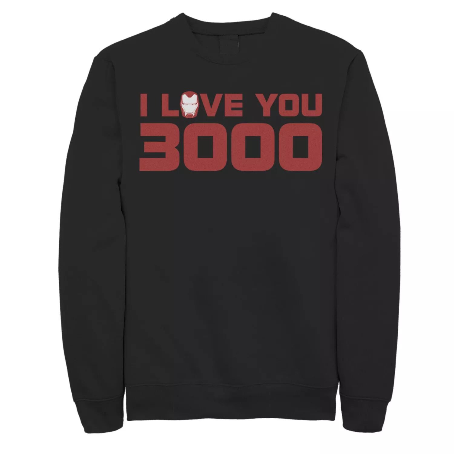 

Мужская флисовая футболка с надписью «Marvel Avengers Endgame I Love You 3000» с головой Железного человека и цитатой Licensed Character