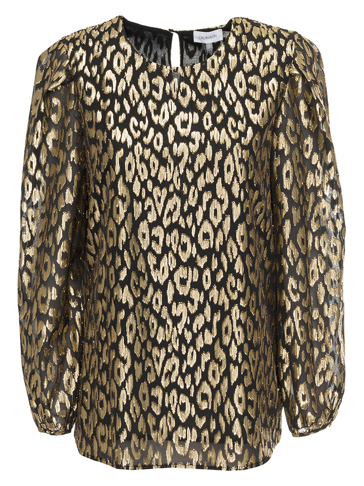 

Блуза Calvin Klein, золото/черный