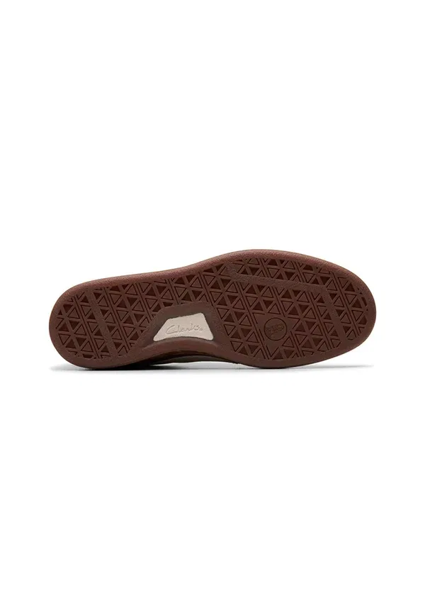 Кроссовки Clarks, off white suede g, цвет светло-бежевый замшевый — фото 4
