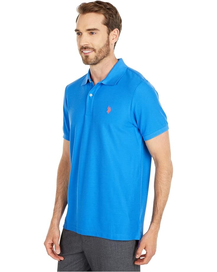 

Поло U.S. POLO ASSN. Ultimate Pique Polo Shirt, цвет Flag Blue