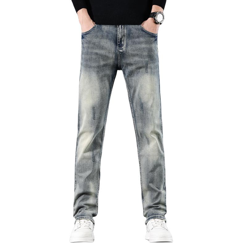 

Jeep Винтажные синие джинсы для мужчин