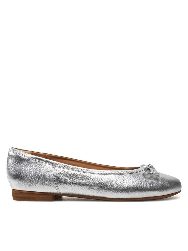 Балетки Fawna Lily Clarks, серебро