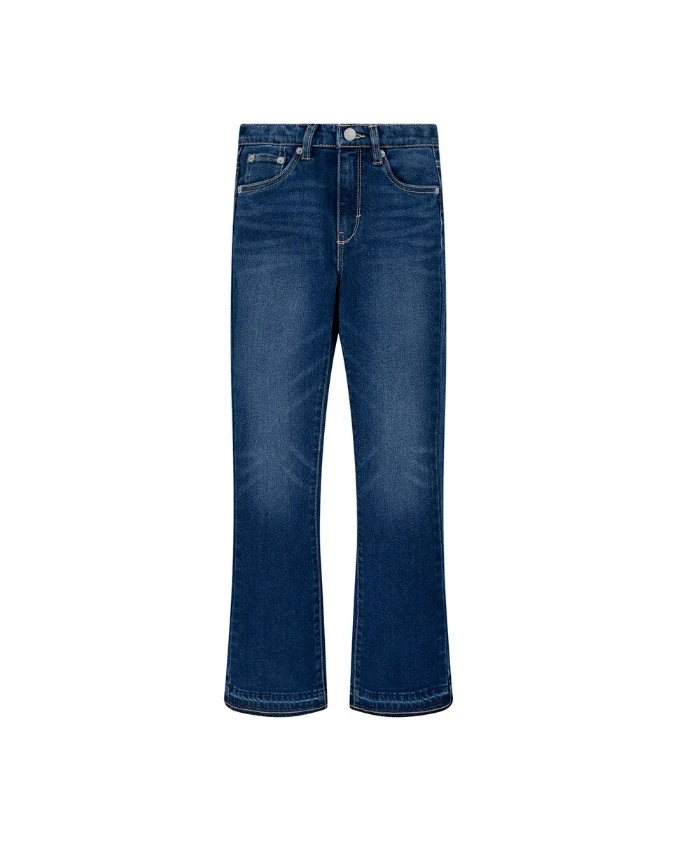 

Расклешенные джинсы для девочки с высокой посадкой Levi's, синий