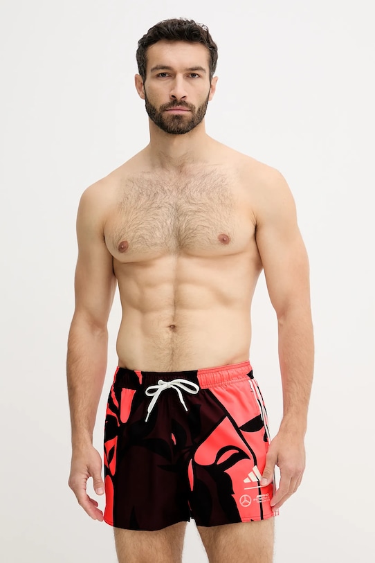 

Плавки с принтом Mercedes Adidas, красный