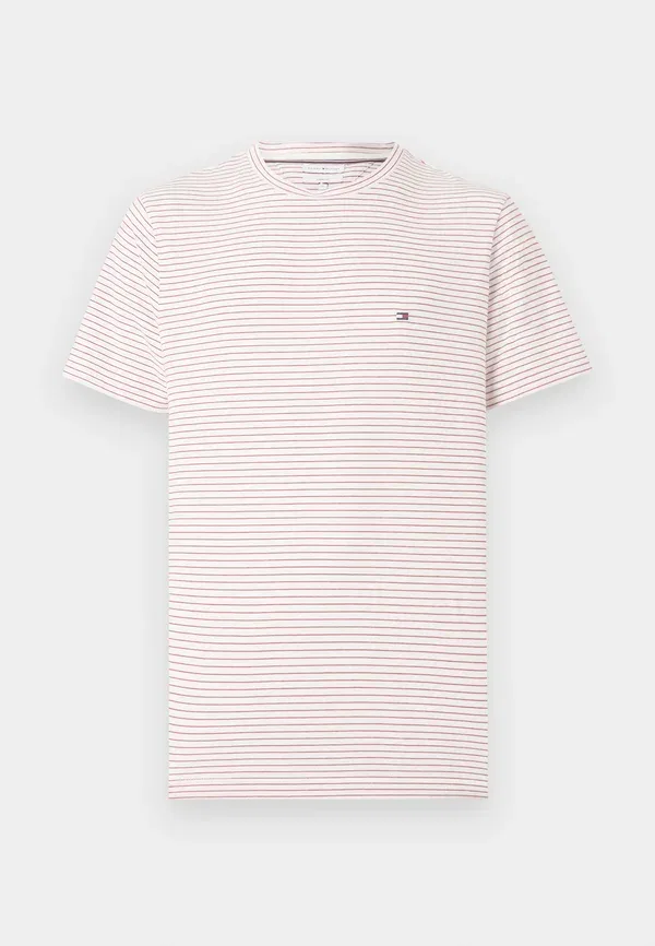 Футболка Tommy Hilfiger Seasonal fit tee core essentials print t-shirt, цвет экрю/средне-красный — фото 4