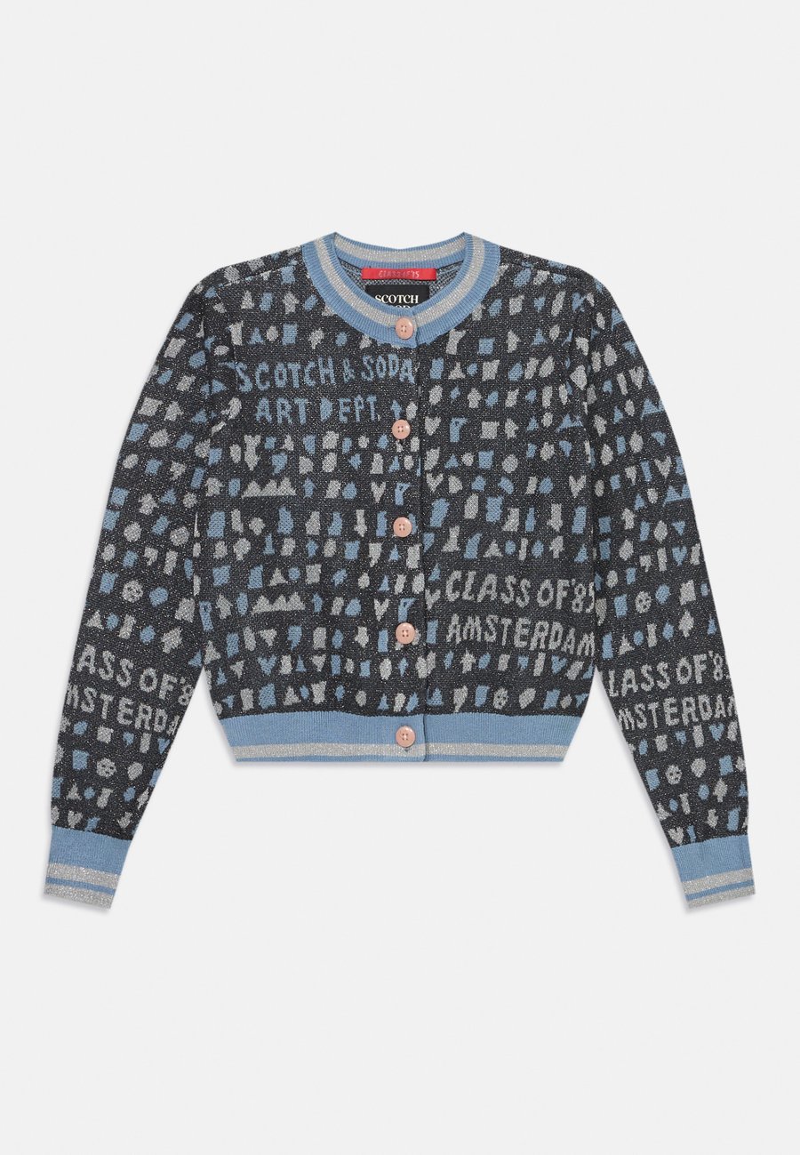 

Кардиган Scotch & Soda SLIM FIT CROPPED CARDIGAN, Charcoal Art/Gunmetal