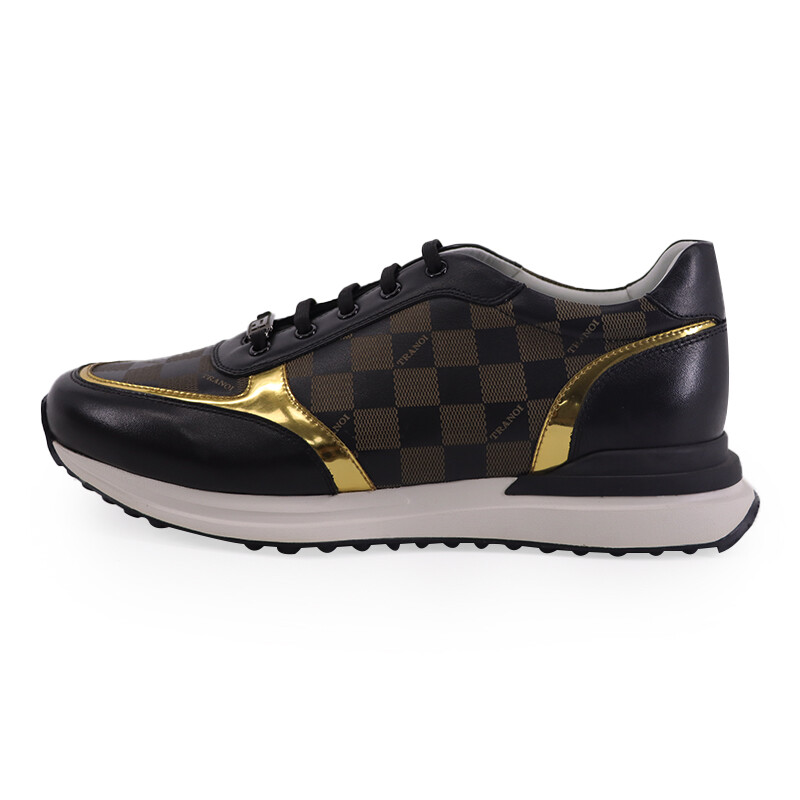 

Кроссовки TRANOI Casual Shoes Men Low-Top Black, черный