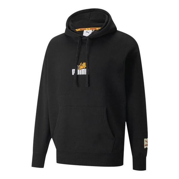 

Толстовка x garfield hoodie 'black' Puma, черный