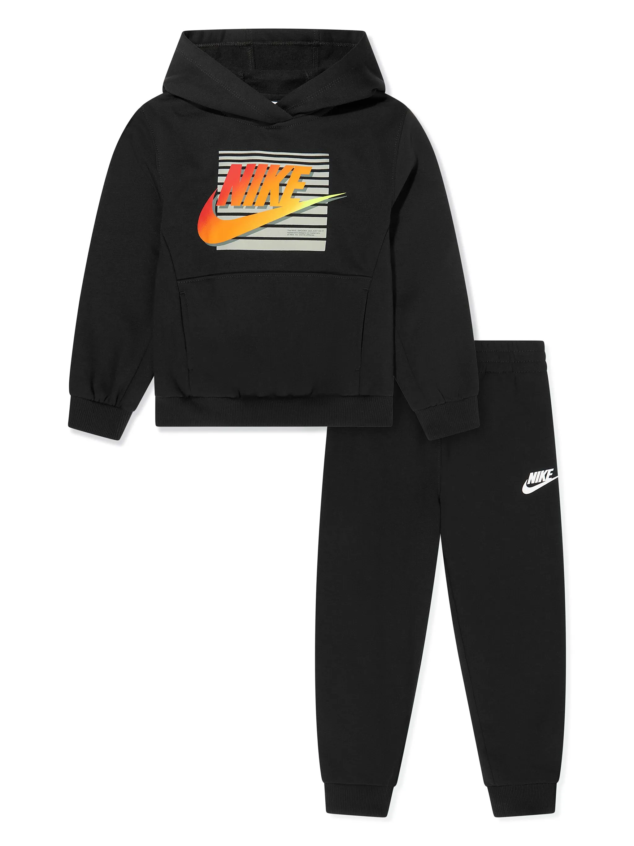 

Спортивный костюм с логотипом Nike Kids, черный