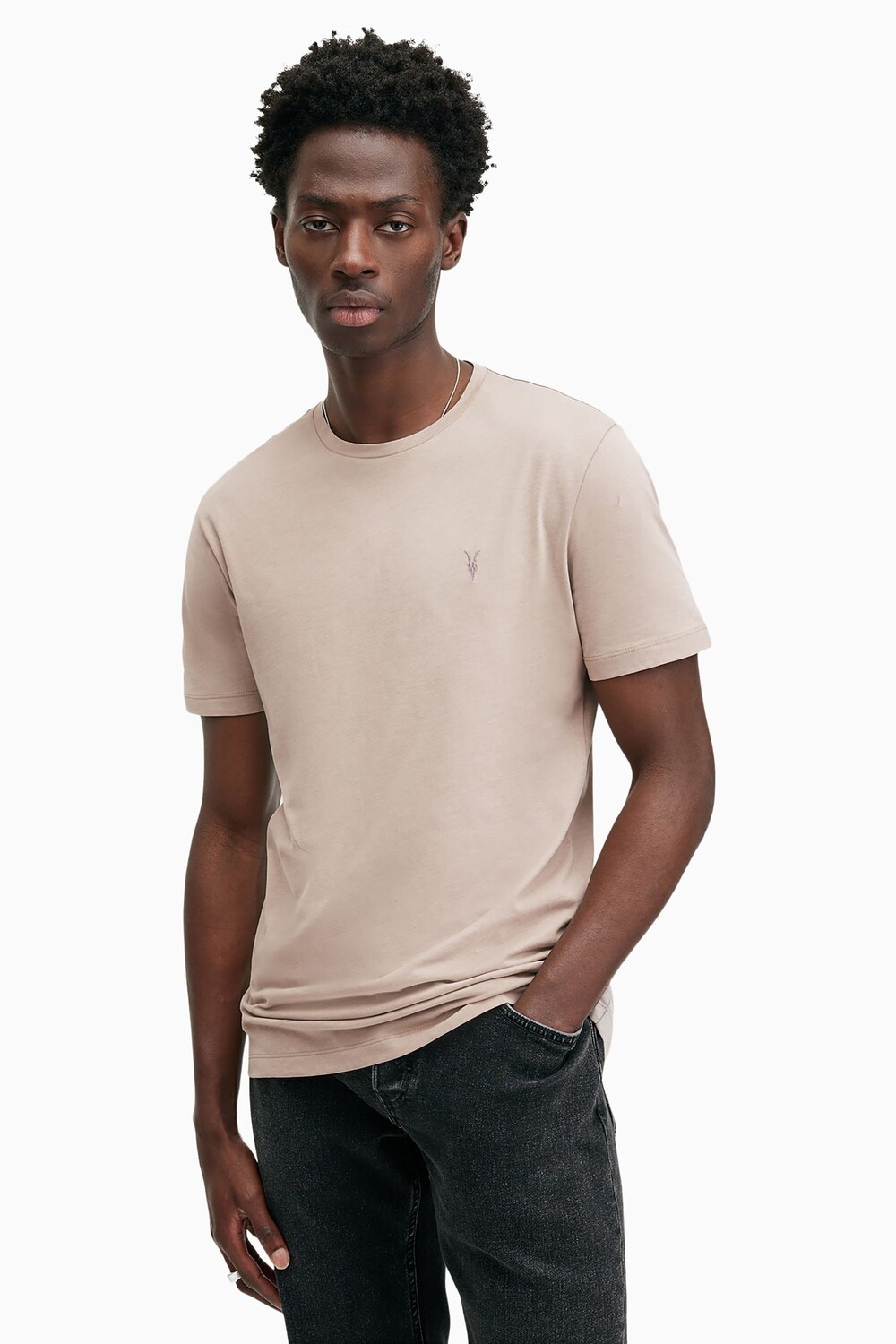 

Футболка с короткими рукавами Allsaints Brace Crew All Saints, серый
