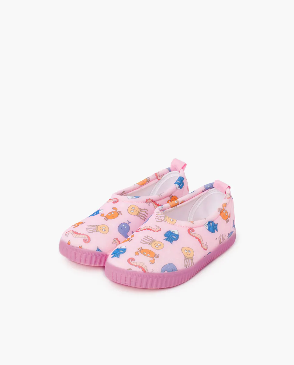 Детские неопреновые ботильоны типа с принтом Pisamonas, цвет Rosa — фото 3