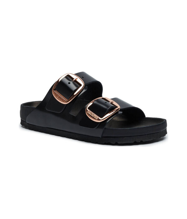 Сандалии женские Birkenstock из натуральной кожи, черный