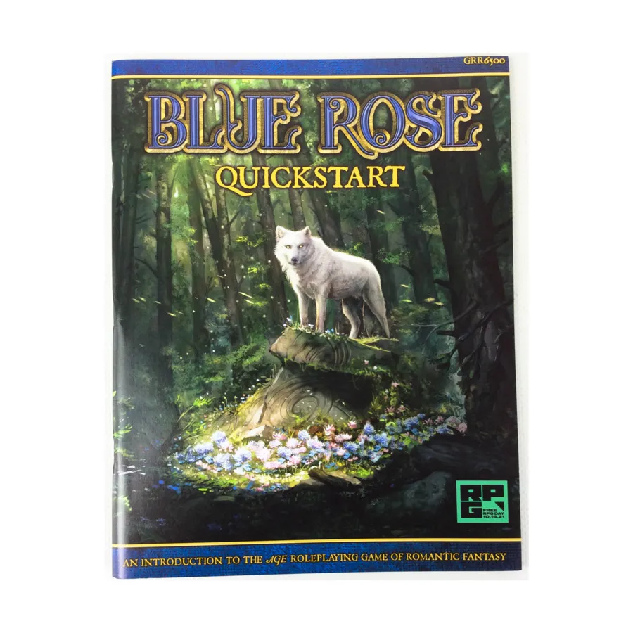 

Blue Rose, Quickstart - Into the Green Wood (Free RPG Day 2021), Blue Rose - The RPG of Romantic Fantasy (True20), мягкая обложка