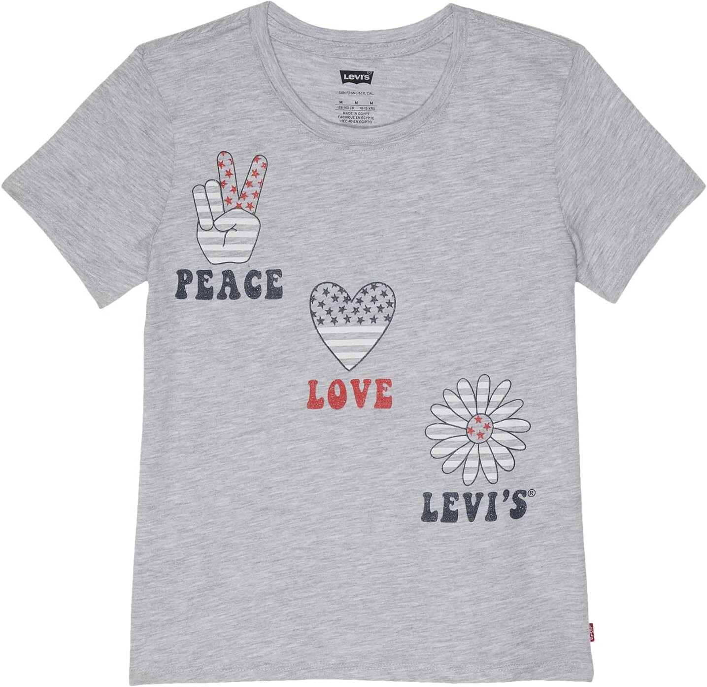 

Футболка Levi'S Graphic T-Shirt, цвет Light Grey Heather