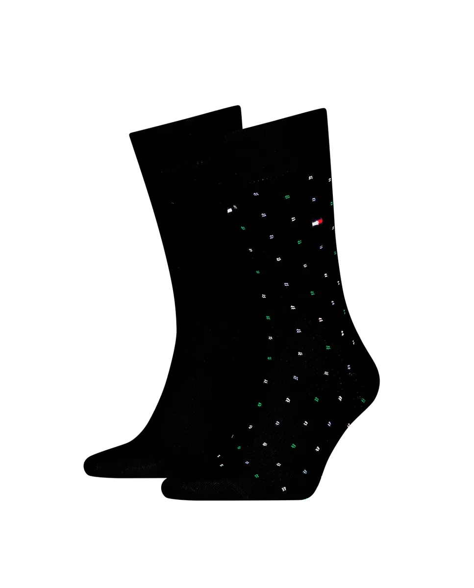 

Классические мужские носки (упаковка из 2 шт) Tommy Hilfiger, черный