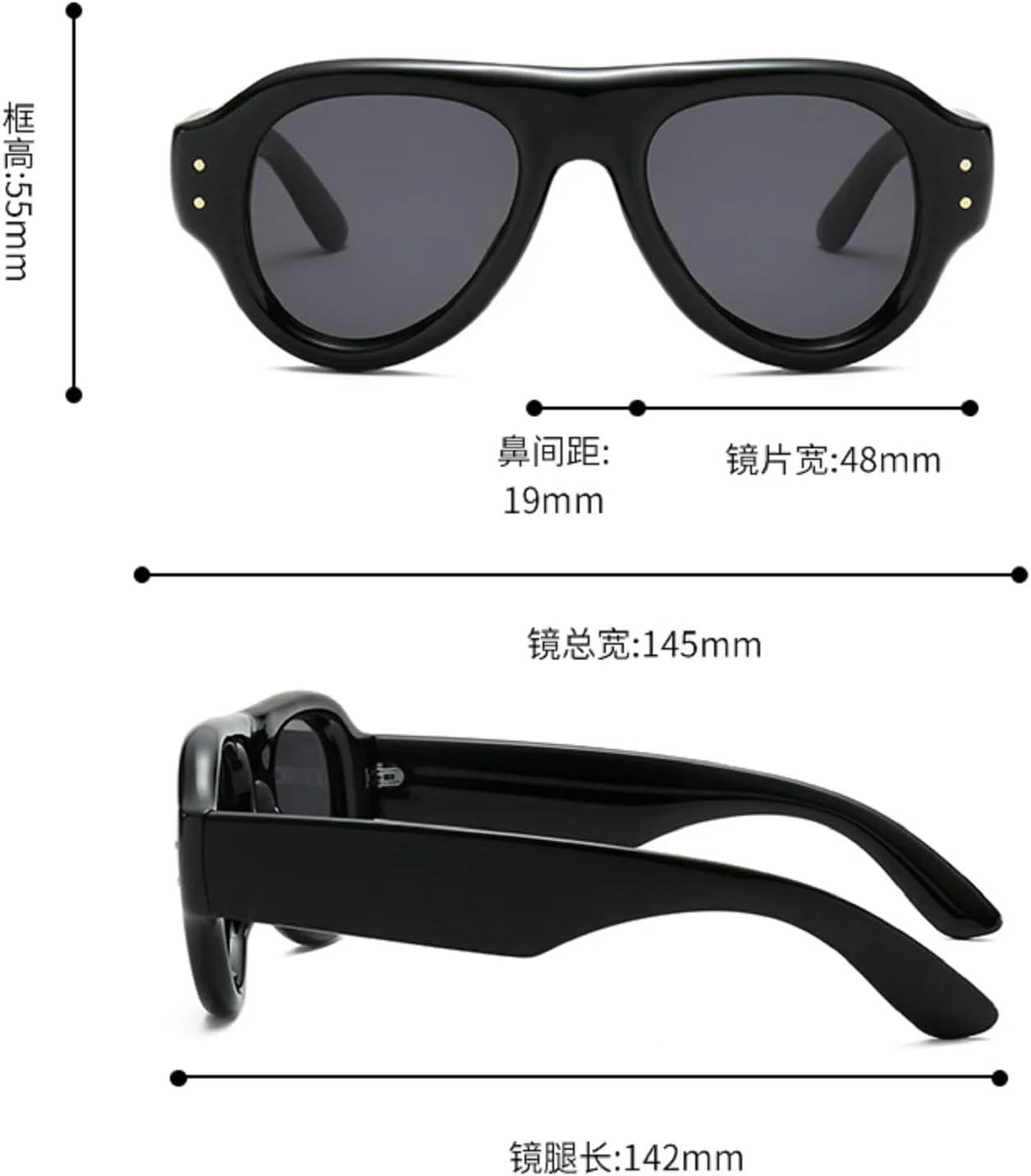 

Большие солнцезащитные очки-пилот для женщин, модные очки в панк-стиле с крупной оправой для мужчин, винтажные, роскошные, дизайнерские, ветрозащитные mincl, C3