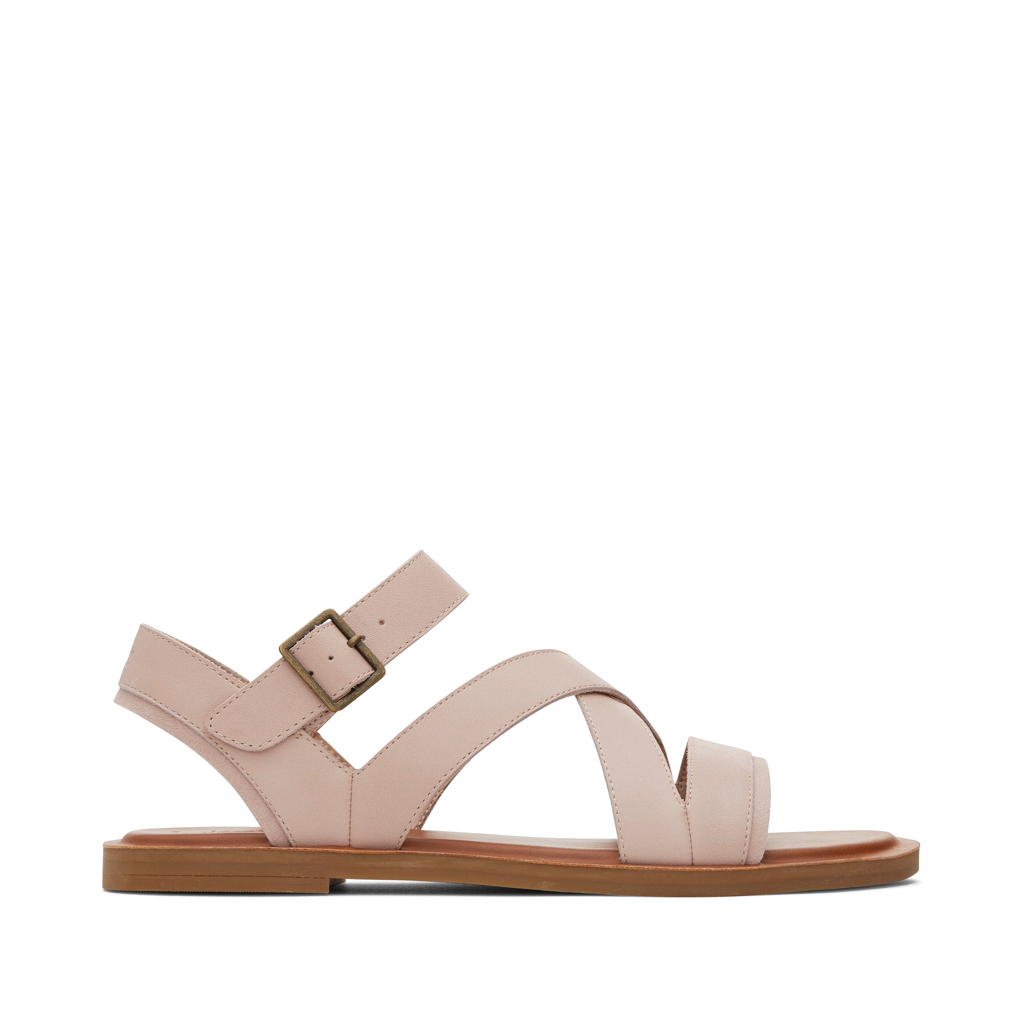 Sloane розовые кожаные босоножки с ремешками TOMS Shoes