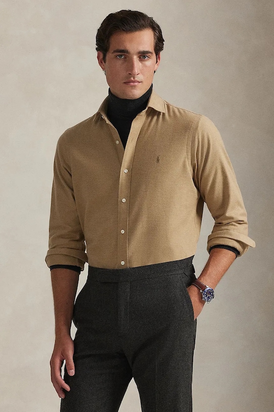 

Рубашка Polo Ralph Lauren, бежевый