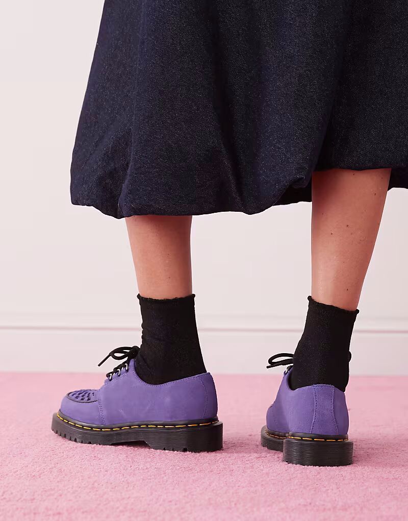 Кроссовки Dr Martens Ramsay в цвете «сумеречный пурпур» — фото 2