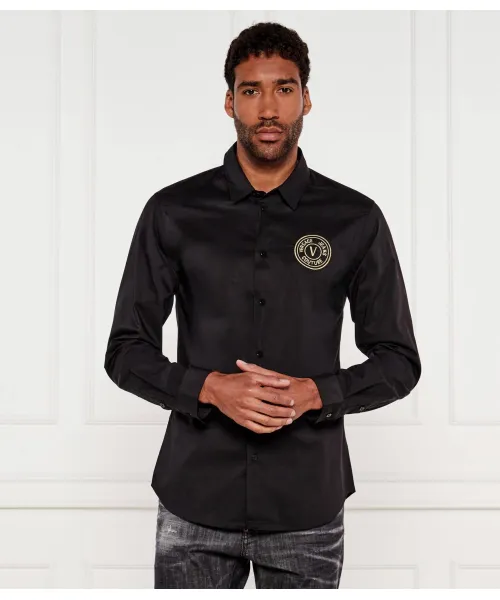 

Рубашка Slim fit Versace Jeans Couture, черный