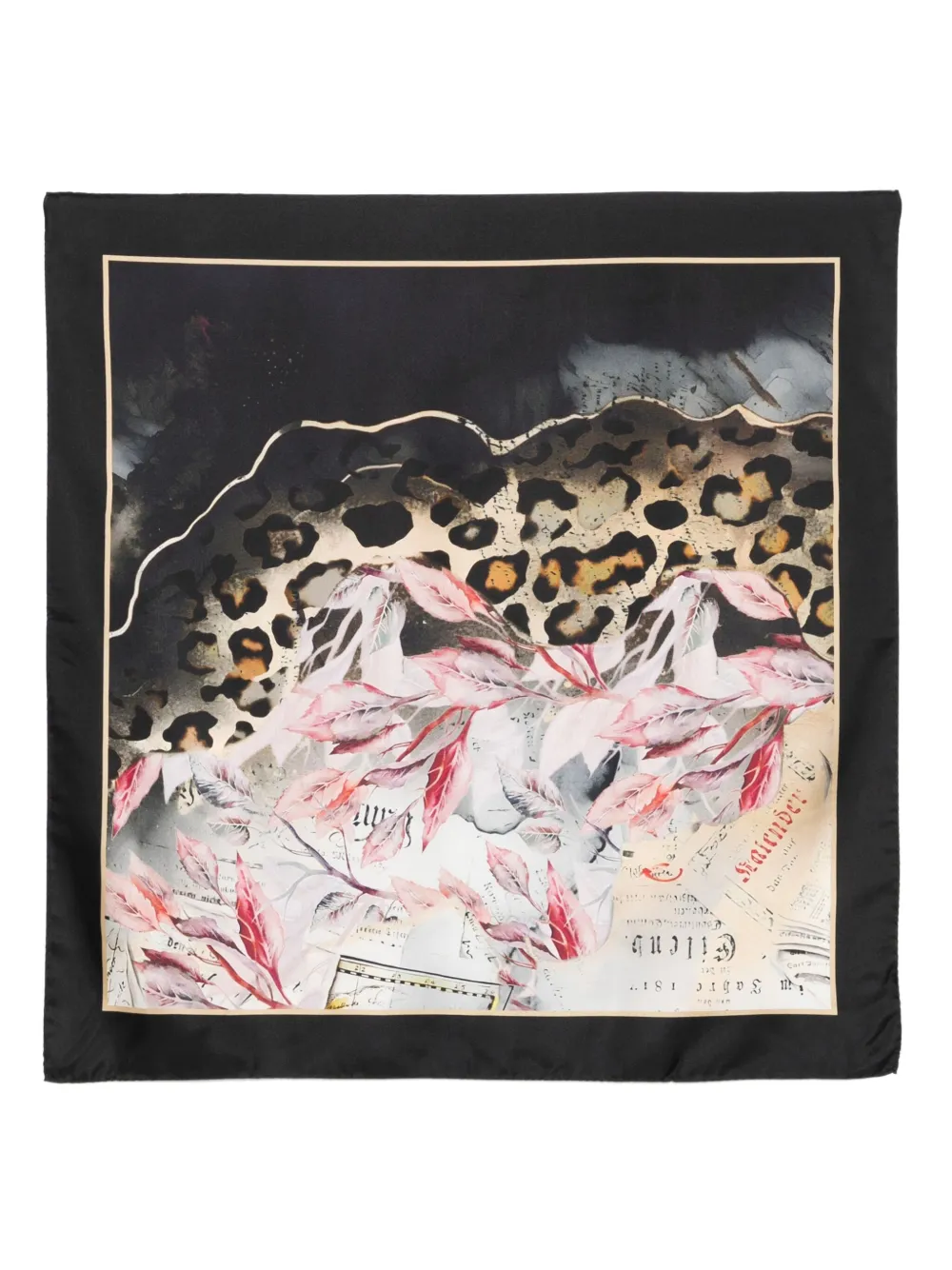 

Квадратный шарф D'aniello, черный