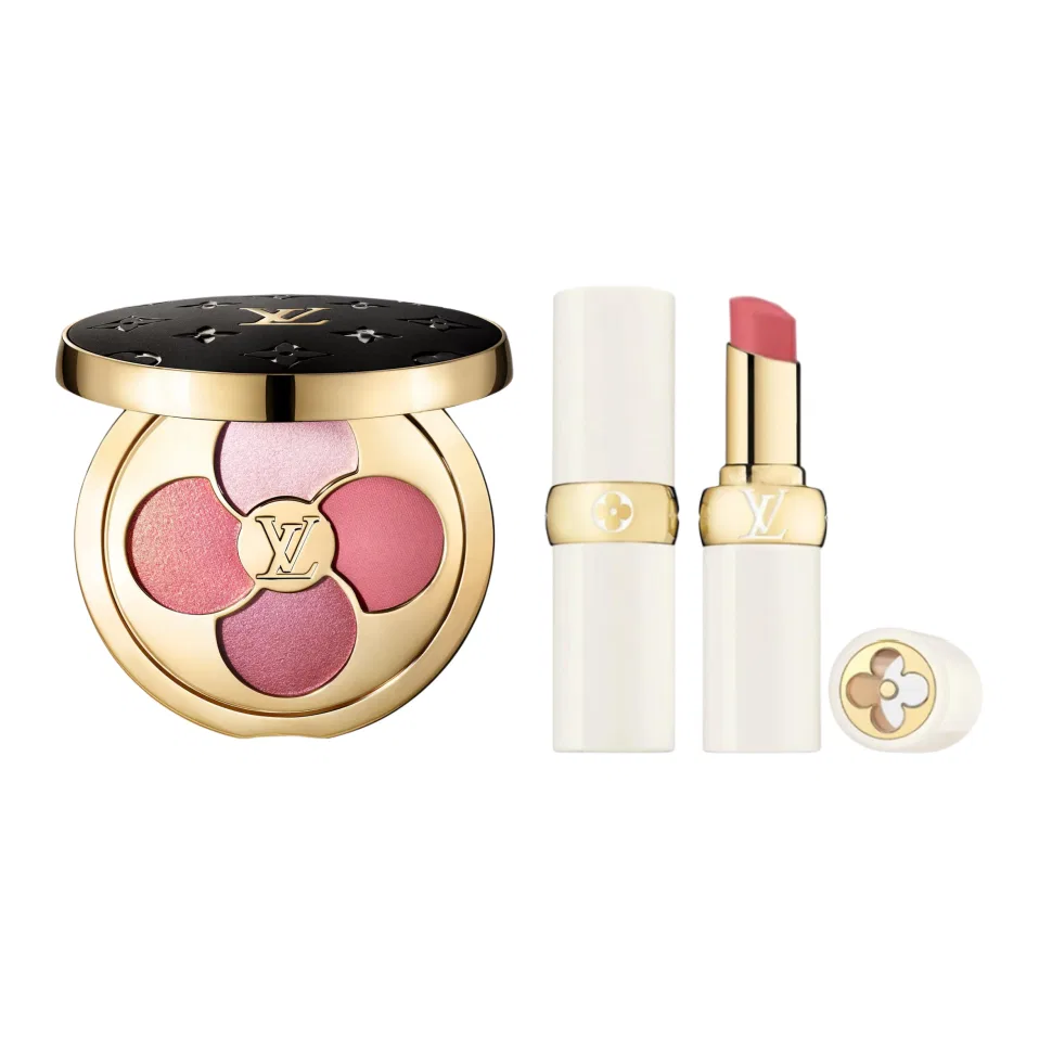 Набор косметики Eyeshadow Palette 350 + Lip Balm 020 LOUIS VUITTON