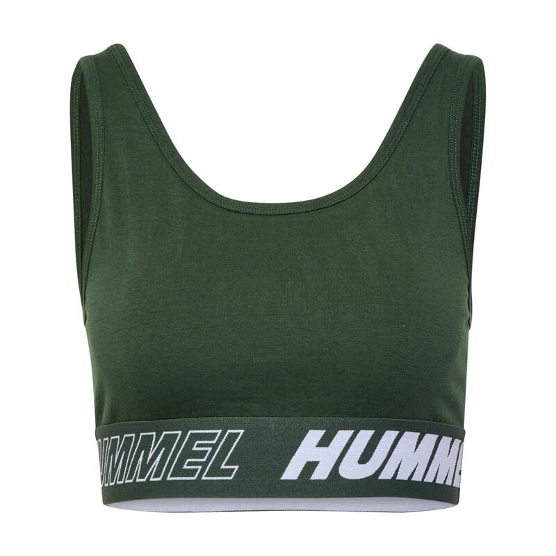 

Hmlte Maja Sports Top женский тренировочный спортивный топ HUMMEL, цвет gruen