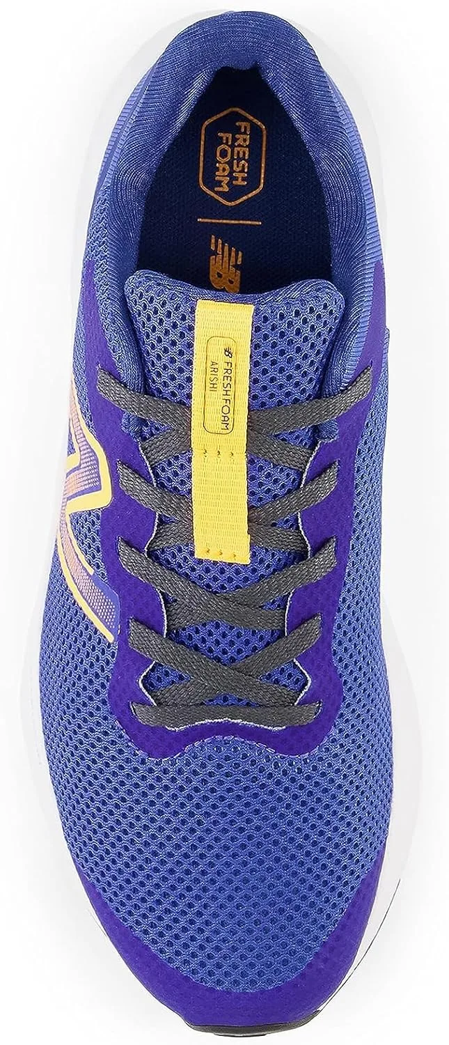 Кроссовки Fresh Foam Arisi V4 для мальчиков New Balance, белый/темно-синий — фото 2