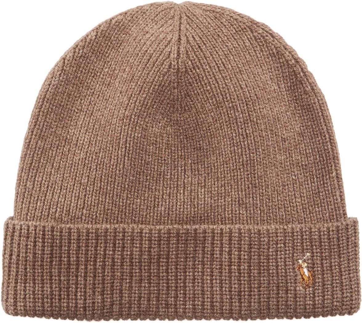 

Шапка POLO RALPH LAUREN Men's Signature Cuff Hat, Honey Brown Heather
