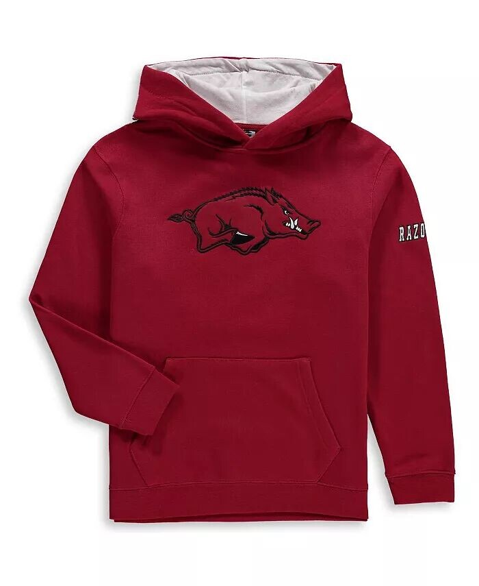 

Толстовка с капюшоном Big Boys Cardinal Arkansas Razorbacks Big Logo Colosseum