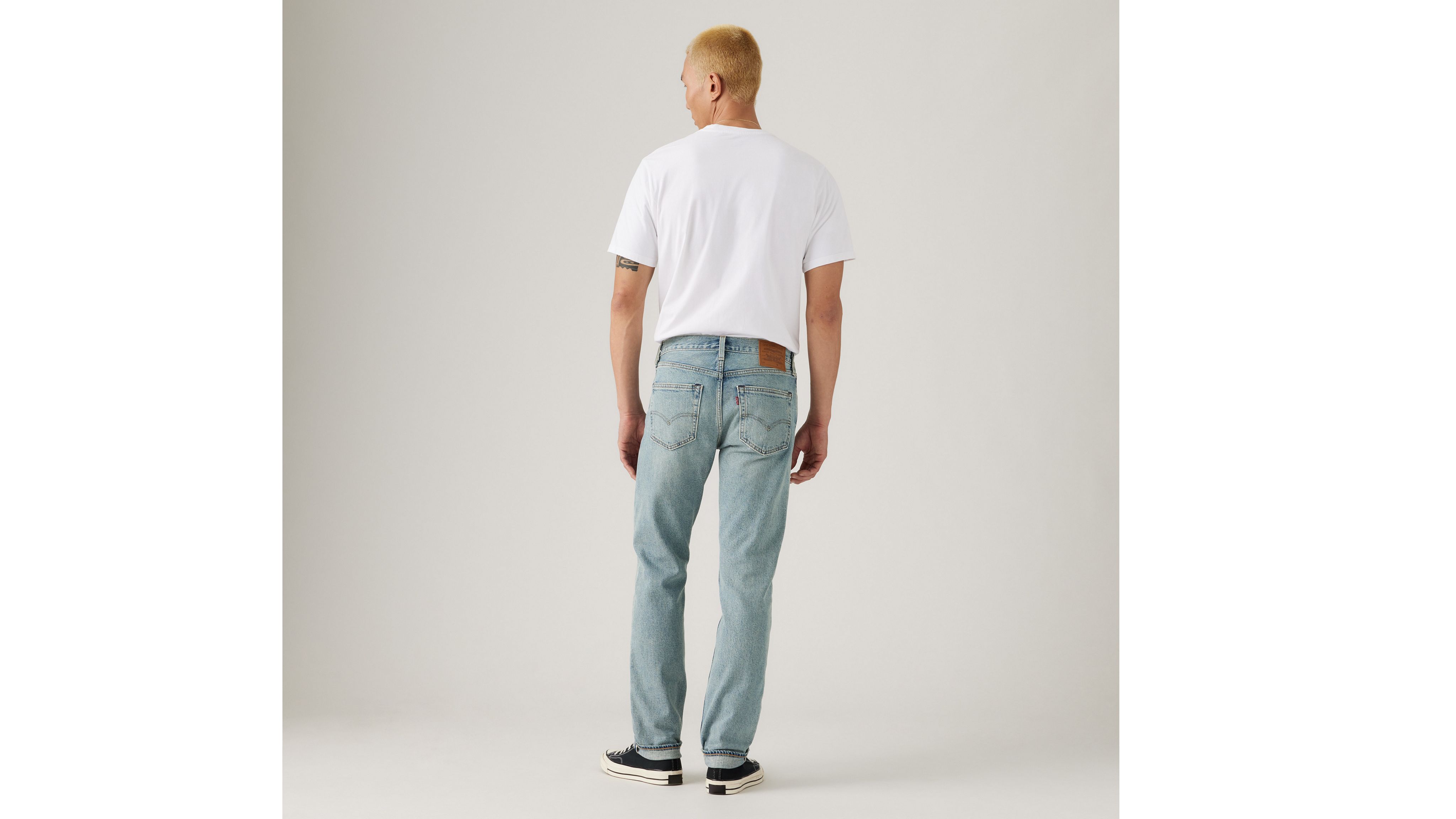 511 Узкие мужские джинсы с кромкой Levi's, Go With It Selvedge - Light Wash — фото 3