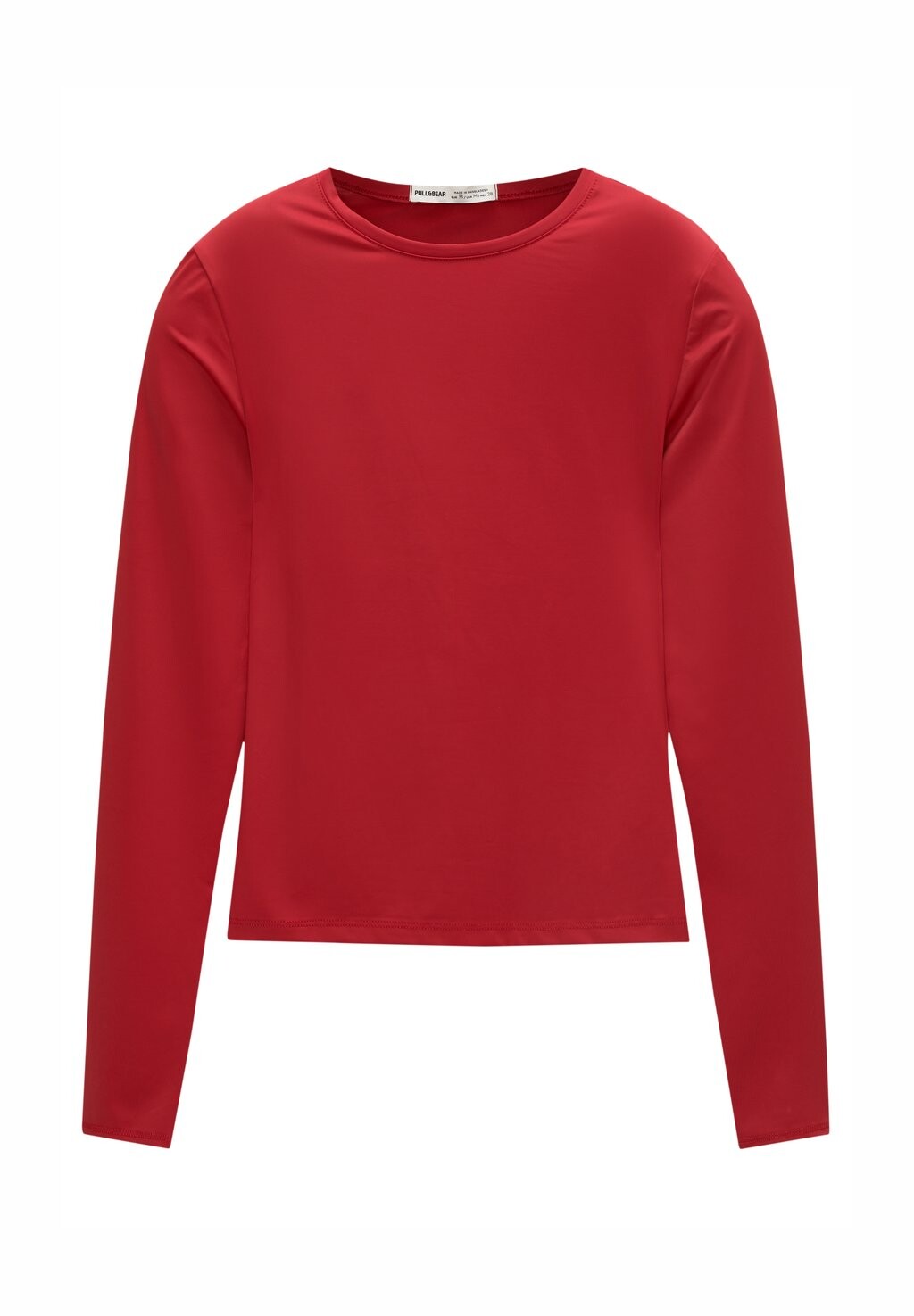 

Топ с длинными рукавами PULL&BEAR, красный