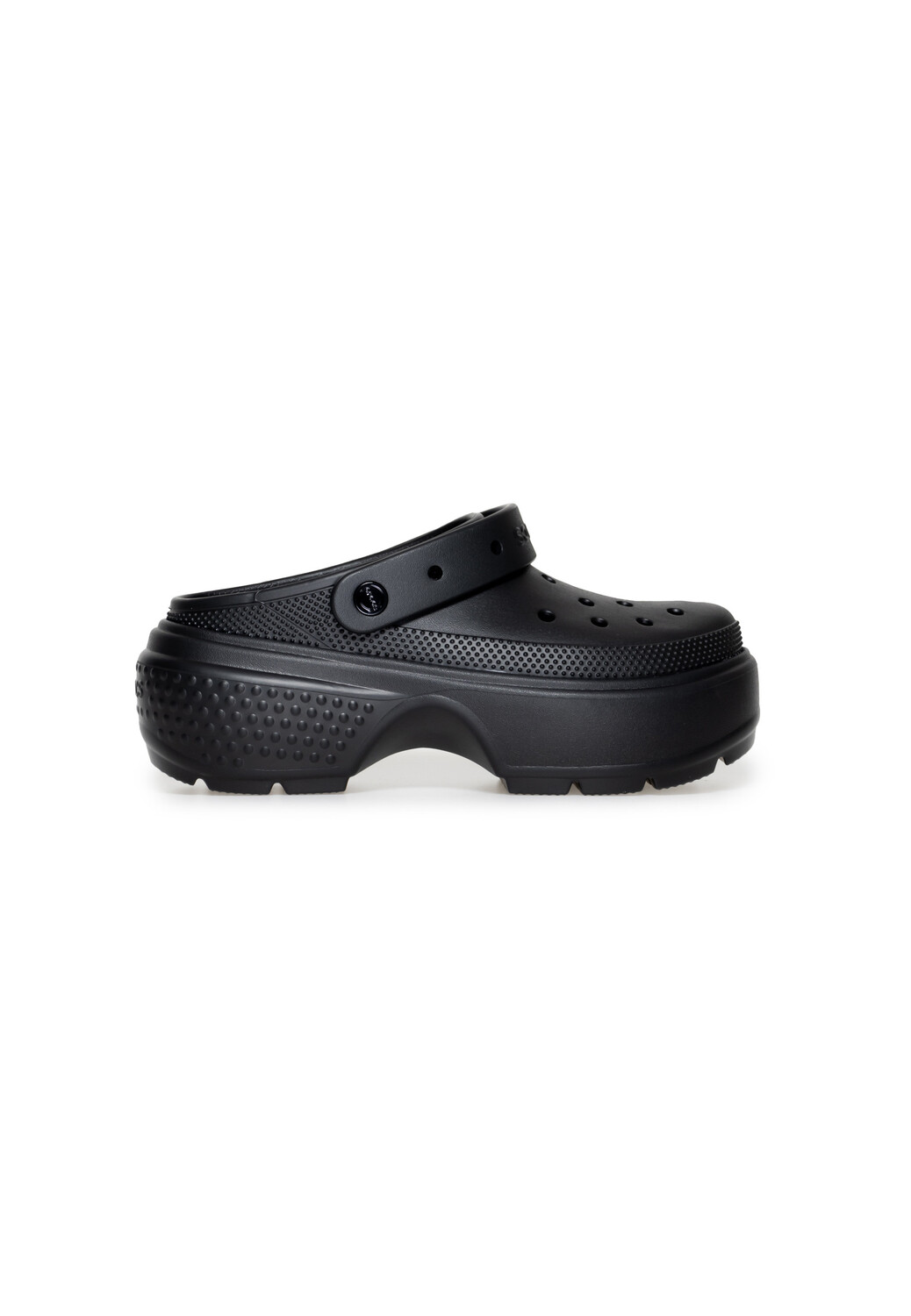 Сабо Crocs на платформе, черный