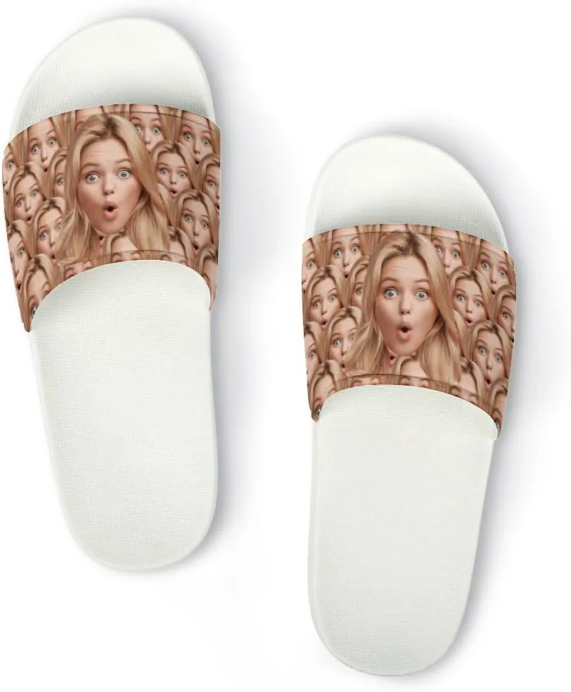 

Индивидуальные слайды-тапочки - Персонализированные повседневные сандалии - Добавьте ваше фото, имя, дизайн сандалий - Для дома, улицы, пляжа, воды, модные сандалии с открытым носком для мужчин и женщин GYJVYH